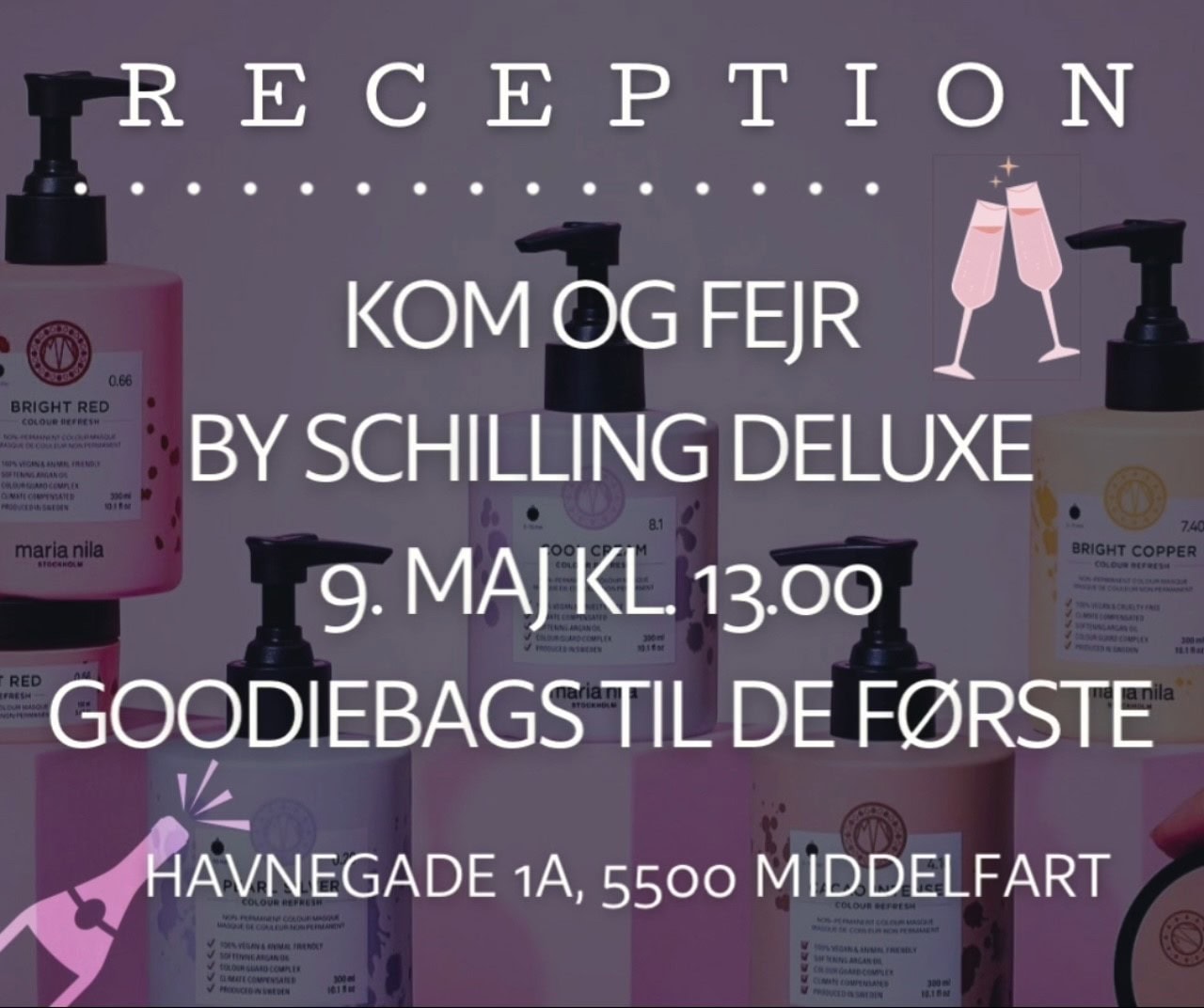 Kom og fejr By Schilling Deluxe 9. Maj kl. 13.00. Goodiebags til de første!